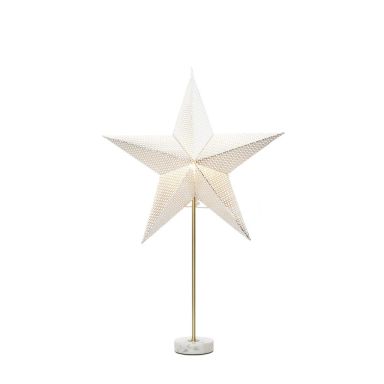 Konstsmide 1760-320 Pappersstjärna med marmorfot