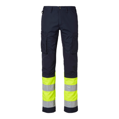 Top Swede 220 Arbejdsbukser Hi-vis Blå / Gul