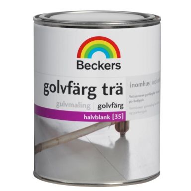 Beckers Trä Golvfärg halvblank