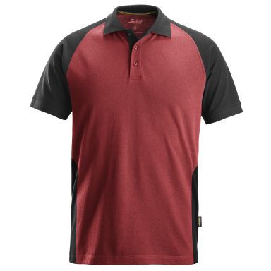 Snickers Workwear 2750 Pikétröja röd/svart