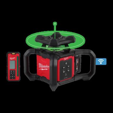 Milwaukee M18 RLOHVG300-501C Rotasjonslaser med batteri og lader