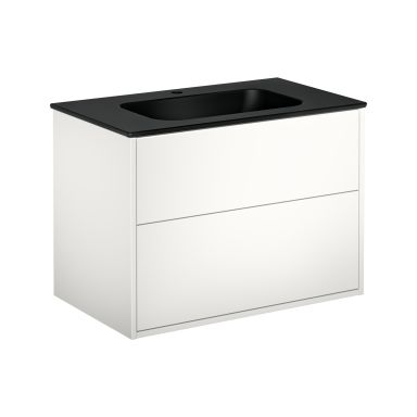 Gustavsberg Artic GB71ACVU80TM38 Allaskaappi valkoinen/mattamusta, 80 cm