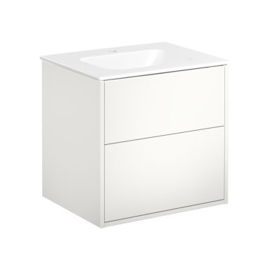 Gustavsberg Artic GB71ACVU60TMSW Kommodpaket vit/mattvit, 60 cm, 2 lådor