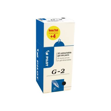 Pilot G-2 516460 Kulspetspenna 0,7 mm, 20-pack