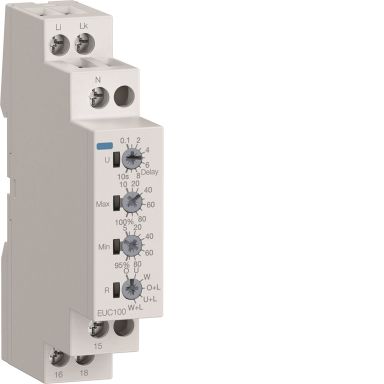 Hager EUC100 Kontrollrelé 1-fase, 3-fase
