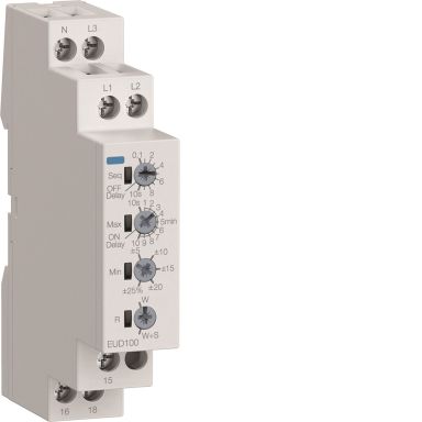 Hager EUD100 Spenningstest 1-fase, 3-fase