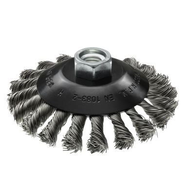 Ironside 103204 Axialborste 115x0,5 mm, virad rostfri ståltråd