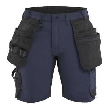Blåkläder 712416458699C32 Shorts marineblå/sort