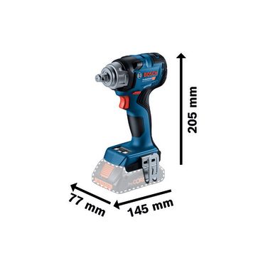 Bosch GDS18V-330 Mutterdragare utan batteri och laddare