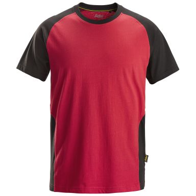 Snickers Workwear 2550 T-shirt röd/svart