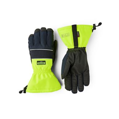 Hestra Job Alba Czone Vinterhanske high-vis gul/svart