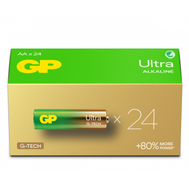 GP Batteries Super Alkaline 15A/LR6 Batteri alkalisk, AA, pakke med 24