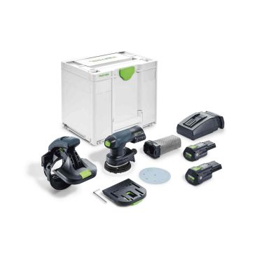 Festool ES-ETSC 125 3,0 I-Plus Plansliper med batteri og lader