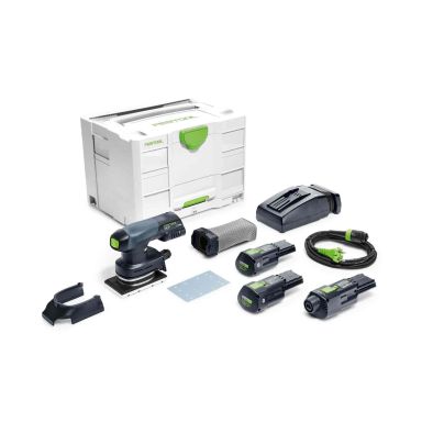 Festool RTSC 400 3,0 I-Set Plansliper med batteri og lader