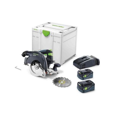 Festool 18 V HKC 55 5,0 EBI-Plus-SCA Sirkelsag med batteri og lader