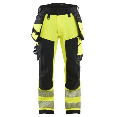 Blåkläder 112216483399C46 Arbejdsbukser advarselsfarve, gul/sort