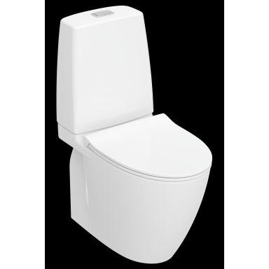 Ifö Spira Art 6250 Toalettstol Turboflush, S-lås, Soft Close-sits