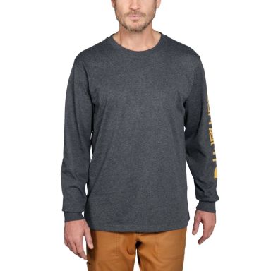 Carhartt EK231CRH Pitkähihainen T-paita harmaameleerattu