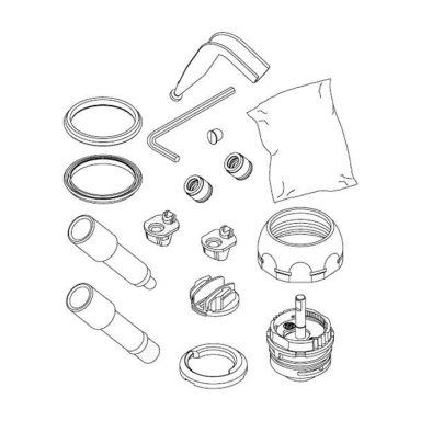 Damixa 2348600 Rep.sats med kule