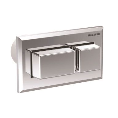 Geberit 116.052.21.1 Huuhtelupainike ulkoneva, kromi