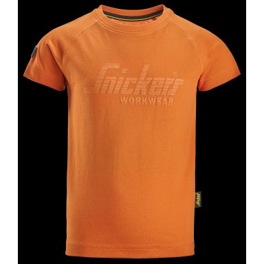 Snickers Workwear 7514-4100 T-paita Junior, oranssi