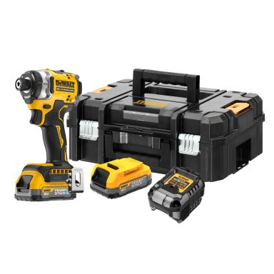 Dewalt DCF860E2T Akkuiskuruuvinväännin akkujen ja laturin kanssa