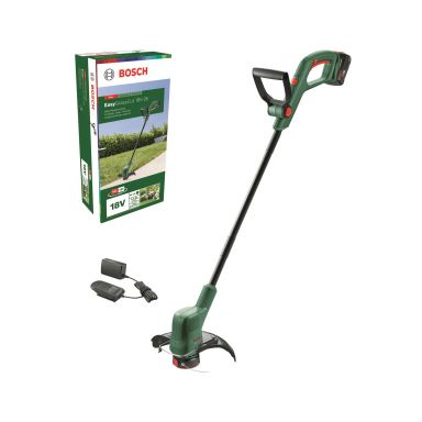 Bosch DIY 06008C1C03 Akkutrimmeri sisältää akun ja laturin