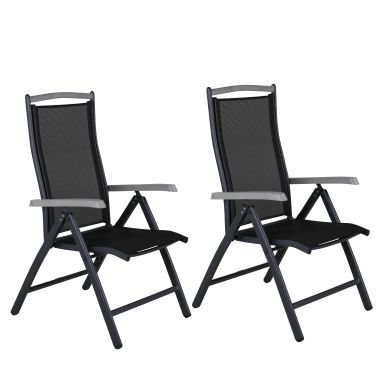 Venture Home Albany 4049-622 Positionsstol 2-pack, svart
