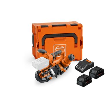 Fein ABAS 18-63 AS Set 2 x 8 Ah Båndsav med batteri og lader