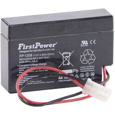 First Power FP1208 Batteri 12 V 0,8 Ah