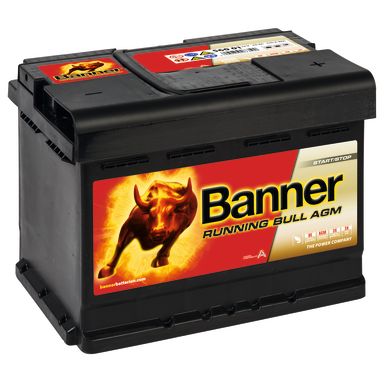 Banner Running Bull AGM 56001M Startbatteri 12V, 60 Ah