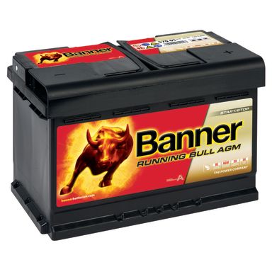 Banner Running Bull AGM 57001M Startbatteri 12V, 70 Ah