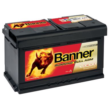 Banner Running Bull AGM 58001M Startbatteri 12V, 80 Ah