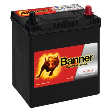 Banner Power Bull P4026M Startbatteri 12V, 40 Ah