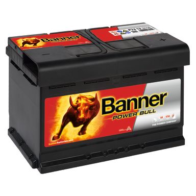 Banner Power Bull P7412M Startbatteri 12V, 74 Ah
