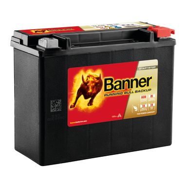 Banner Running Bull BackUp 51801M Startbatteri 12V, 20 Ah