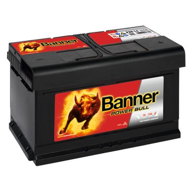 Banner Power Bull P8014M Startbatteri 12V, 80 Ah