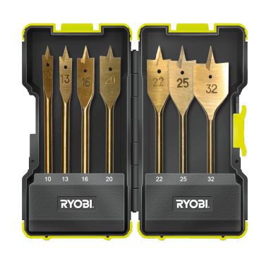 Ryobi RAK07SB Flatborrset 7 delar