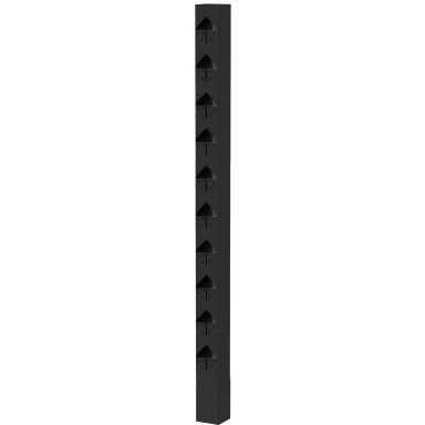 Jabo Öckerö 10257 Staketstolpe svart, 1100x70x70 mm