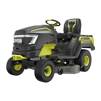 Ryobi MAX POWER RY72TMX117-310 Traktorgräsklippare med batteri och laddare
