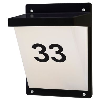 Airam Vino Väggarmatur Husnummer, svart