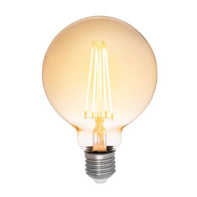 Airam Amber LED-lampa 4,5 W, E27, dimbar