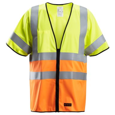 Snickers Workwear 4361-6655 Varselväst gul/orange, flamskydd