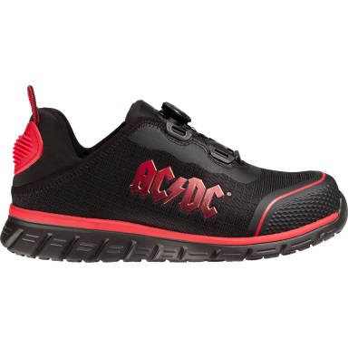 Safety Jogger AC/DC Vernesko svart/rød