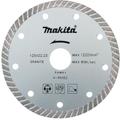 Makita A-84062 Diamantklinga 125x22,23 mm, torr