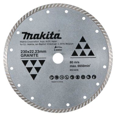 Makita A-84084 Diamantblad 230x22.23 mm, tørr, granitt