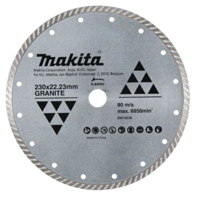 Makita A-84084 Timanttikatkaisulaikka 230x22,23 mm, kuiva, graniitti