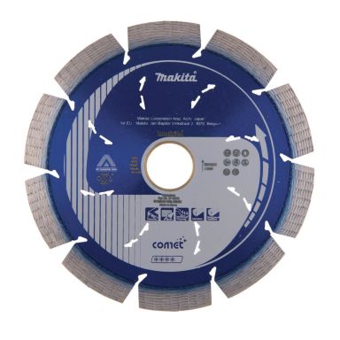 Makita Comet B-12778 Diamantskæreskive 125x22,23x10 mm