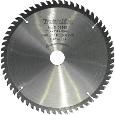 Makita D-09640 Savklinge Træ, 235x30x2,4 mm