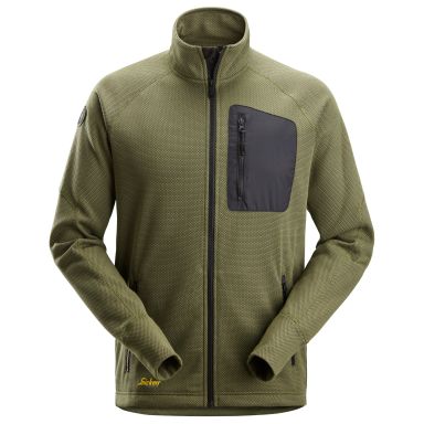 Snickers Workwear 8042-3104 Fleece sweater khaki grøn